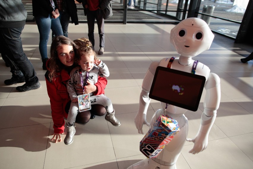 Humanoidalny robot Weegree one (można go spotkać w CH...