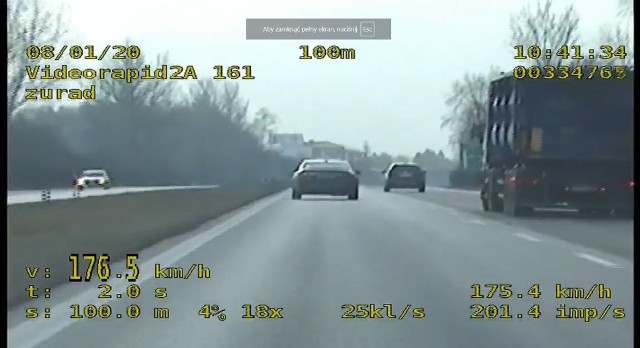 Kierowca bmw pędził 176 km/h częstochowskim odcinkiem DK1. Rekordzista kierujący bmw na częstochowskim odcinku DK1 miał na liczniku 176 km/h w miejscu, w którym obowiązuje ograniczenie prędkości do 100 km/h.