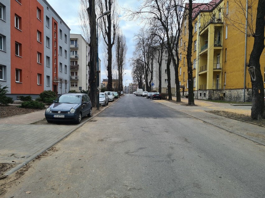 Fragment ulicy Szpakowej jest jak nowy....