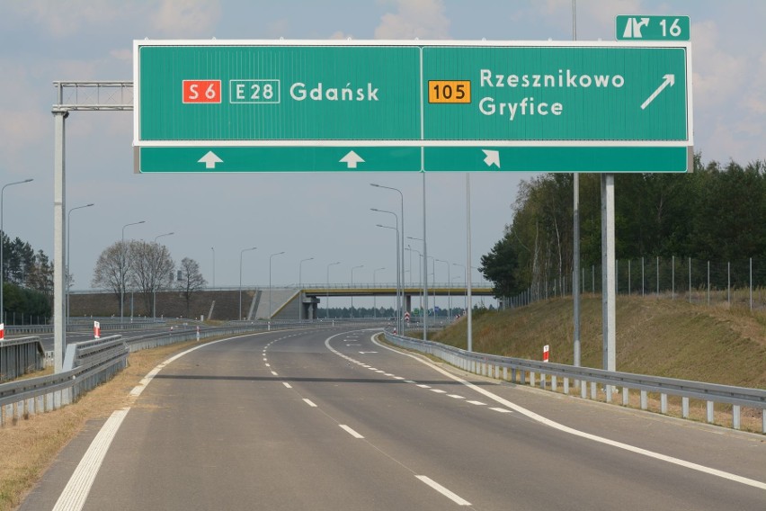 S6 sięgnęła do Koszalina. 130 km nowej drogi ekspresowej