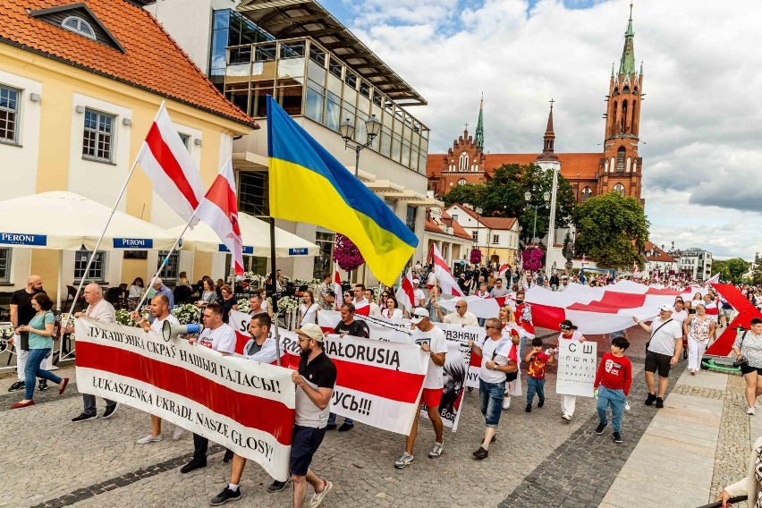 Białystok, 7 sierpnia 2022 roku. Marsza diaspory...