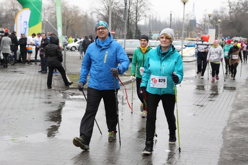 Bieg Walentynkowy 2017 w Dąbrowie Górniczej