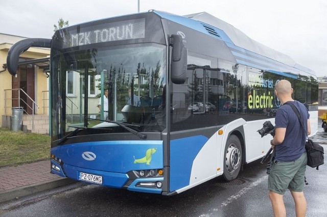 Ekologiczny autobus marki Solaris będzie testowany w Toruniu do 21 lipca