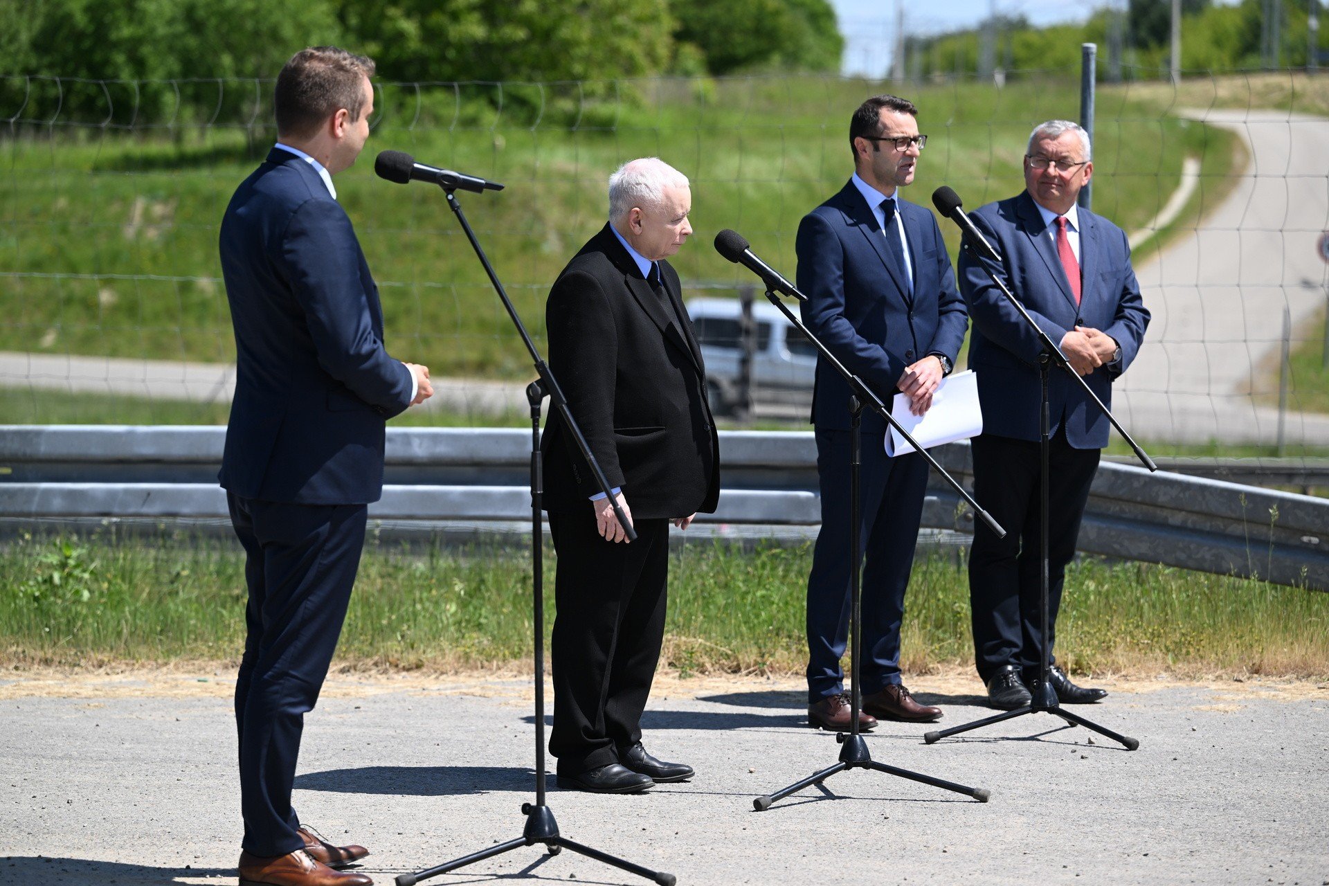 „Trasa Dotrzymanego Słowa” PiS. Jarosław Kaczyński o Via Carpatia: Tu