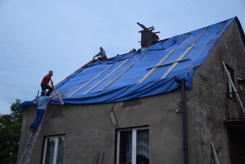 Trąba powietrzna przeszła nad Rybnikiem i powiatem....