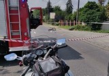 Tragiczny wypadek w Częstochowie na ul. św Rocha. Zginął rowerzysta, bo wjechał pod motocykl