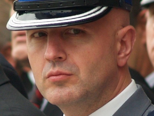 Nowy komendant wojewódzki świętokrzyskiej policji Jarosław Szymczyk.
