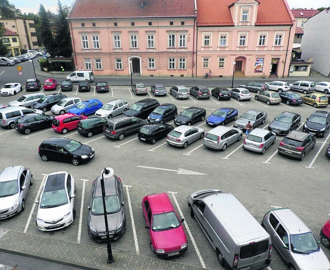 Płatny parking przy pl.Kościuszki praktycznie cały czas...