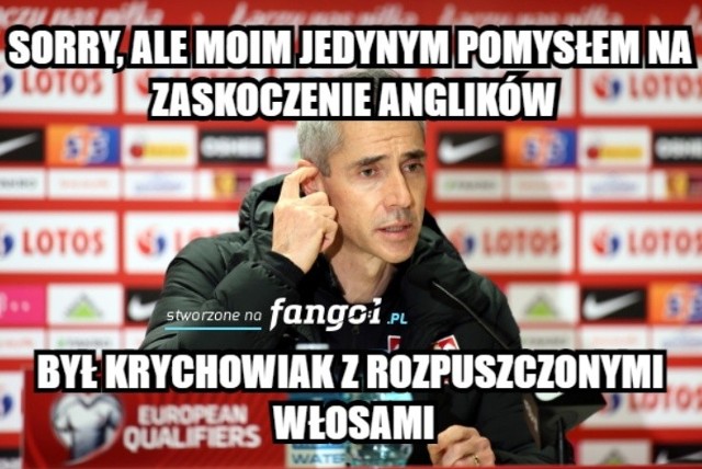 Polska była blisko zdobycia punktu w meczu z Anglikami na Wembley. Niestety, w końcówce gospodarze zdobyli bramkę na 2:1 i ostatecznie pokonali naszą reprezentację. Lepszą formę od naszych piłkarzy pokazali kibice, którzy od razu przygotowali liczne memy. Zebraliśmy te najzabawniejsze - na pewno się uśmiechniesz!Zobacz najlepsze memy po meczu Anglia-Polska ->>>Zobacz także:Najzabawniejsze memy o Marcinie NajmanieSportowe memy o lądowaniu łazika na Marsie