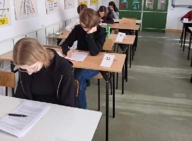 Próbna matura z języka angielskiego w Zespole Szkół w Połańcu