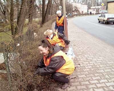 W Szprotawie w ramach prac interwencyjnych zatrudnienie znalazły m.in. panie: Teresa, Mariola i Danuta. Za miesiąc pracy otrzymają około 500 zł.