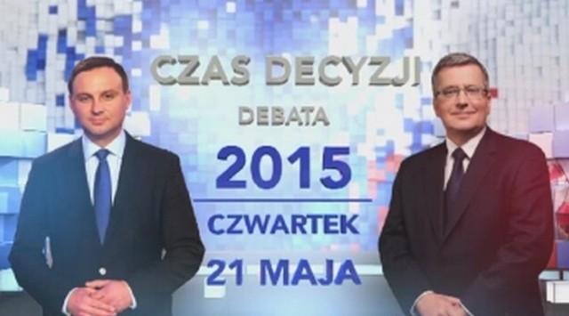 Debata prezydencka 2015. Bronisław Komorowski - Andrzej Duda