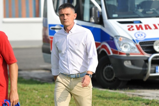 Mariusz Rumak, trener Odry Opole.