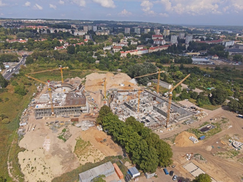Budowa aquaparku w Szczecinie.