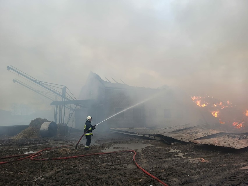 Potężny pożar w Rybniku