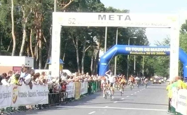 Finisz w Kozienicach wygrał Peter Sagan z zespołu Dukla Trenicin.