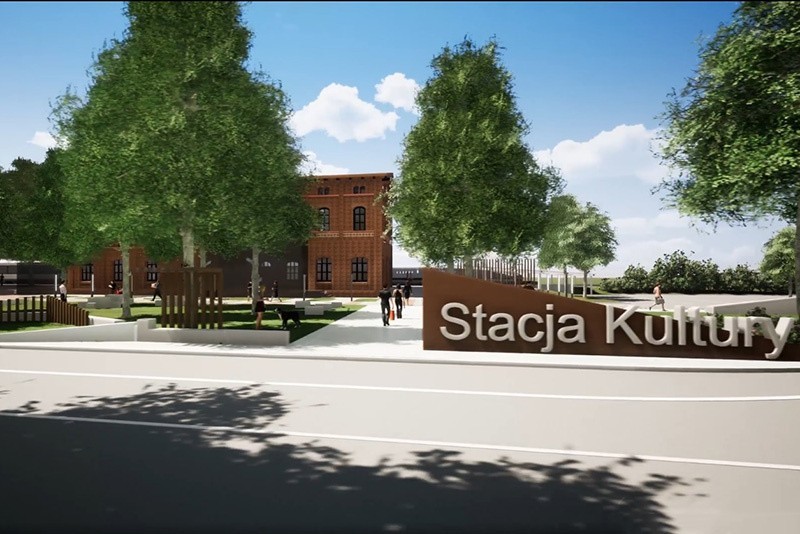Stary dworzec w Pyskowicach zamieni się w nowoczesną Stację...
