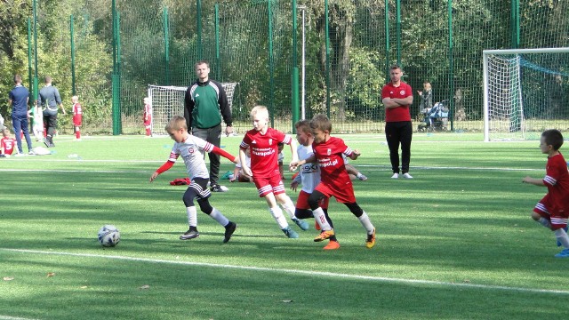 Małopolska Liga Talentów (rocznik 2011). Turniej na boisku Hutnika Kraków, 6 października 2018