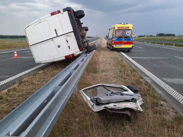 Olsztyn. Wypadek na S 61