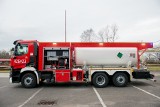 Kędzierzyn-Koźle. Nowy wóz strażacki w Zakładach Azotowych. Pożary gasi suchym lodem