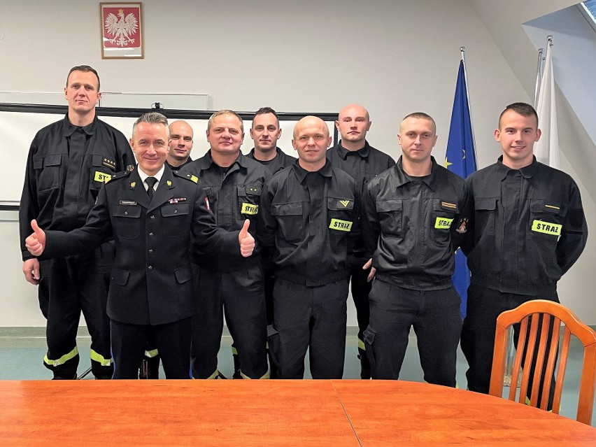 Komendant główny wizytował straż w Lipnie [zdjęcia]