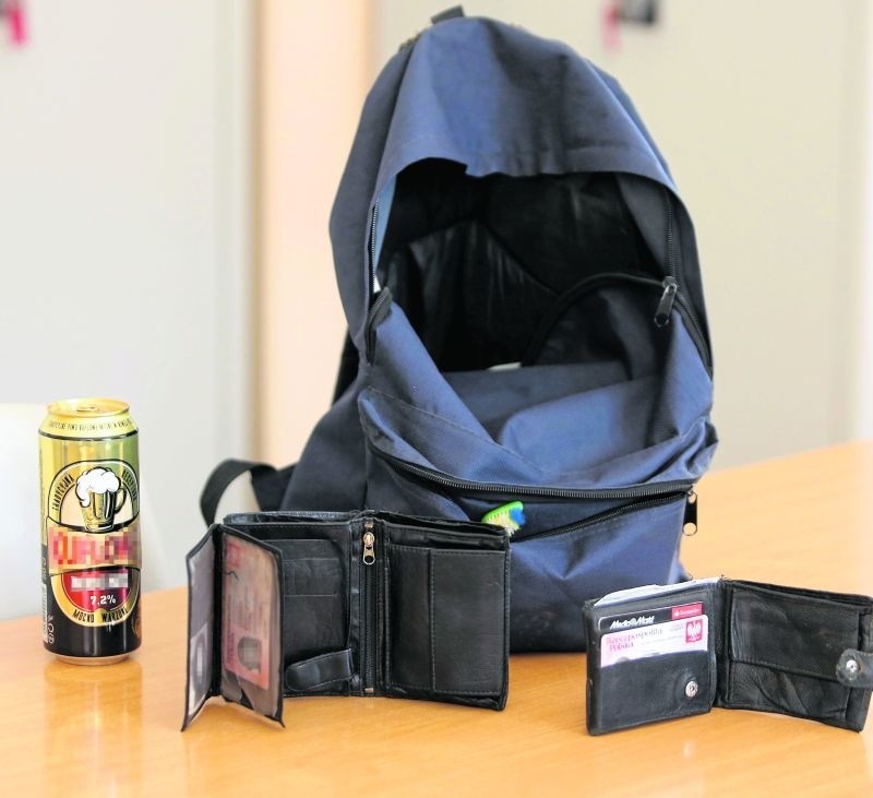 Dwa portfele i plecak z puszką piwa - zguby pasażerów MPK...