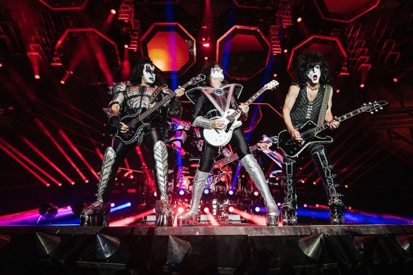Zespół Kiss zagrał emocjonujący koncert w łódzkiej Atlas Arenie