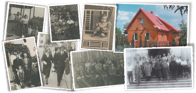 U góry od lewej: Jestem z rodzicami i  kuzynką Helą Janowicz. Z tyłu za naszym domem koszary 42 pułku piechoty; Przy Smolnej. Od lewej Marian Balcerzak i mój tata. Siedzą od prawej mama, Karolina Balcerzak i sąsiadka; 1937 r. mam półtora roku; A tak wygląda dziś mój dom rodzinny przy ul. Kapralskiej. U dołu od lewej: 1943. Ja z tatą (od lewej) i Aleksander Oracz z synem Czesławem; 1934 r. Moi rodzice Lidia i Jan na ul. Sienkiewicza; Fabryka Wstążek przy ul. Sienkiewicza (róg Wiśniowej). Od lewej w drugim rzędzie ja z mamą; Białostockie Zakłady Garbarskie, 1936 r. Dyrektor Becker z pracownikami. W drugim rzędzie z prawej (w białej koszuli) mój ojciec Jan Szóstko, obok wyżej jego kolega Aleksander Oracz. Jest tu też moja ciocia Klara.