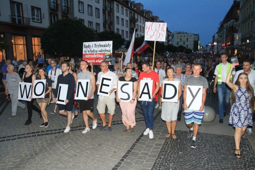 10 tysięcy osób protestowało we Wrocławiu w obronie sądów