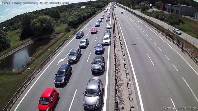 Korki po wypadku na obwodnicy Trójmiasta w niedzielę, 18.07.2021 r.