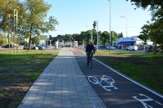 Ścieżka rowerowa wzdłuż ul. Zgierskiej