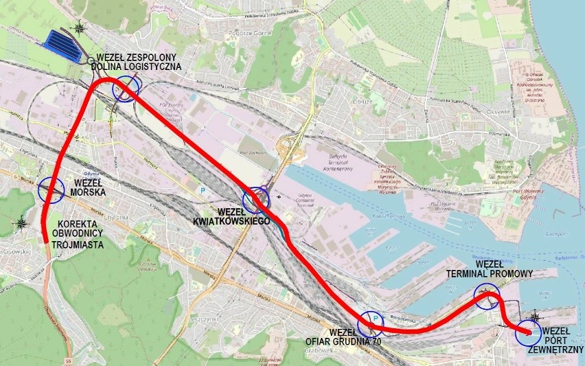 Umowa na zaprojektowanie drogi do terminali Portu Zewnętrznego w Porcie Gdynia
