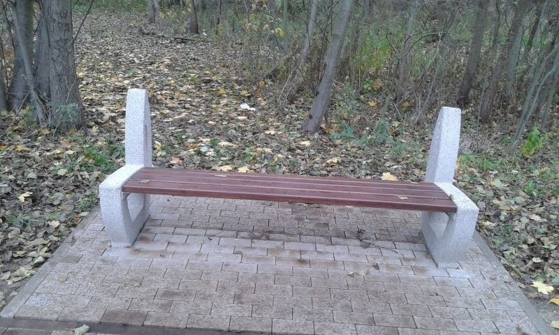 Ukradli drewniane części ławek w parku na młynku