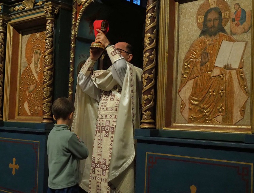 Boska Liturgia św. Jana Chryzostoma z okazji Dnia Niepodległości Ukrainy. ZOBACZ ZDJĘCIA