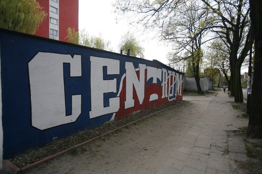 Wielkie Derby Śląska 2013 Górnik - Ruch: Wojna na murach trwa od lat [ZDJĘCIA]