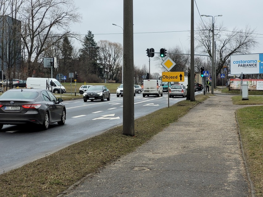 Protest rolników w Pabianicach. Utrudnienia w mieście ZDJĘCIA