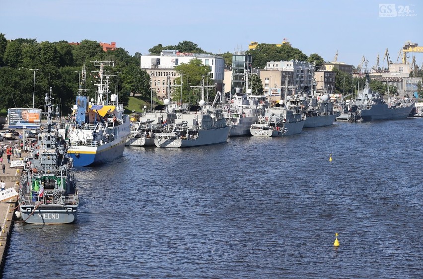 Blisko 40 okrętów wojennych w Szczecinie. Co za widok! [WIDEO, ZDJĘCIA]