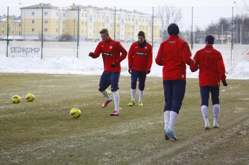 Trening reprezentacji Polski U-21 przed sparingiem z Litwą