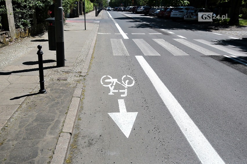 Nowa droga dla rowerów w centrum Szczecina. Pas rowerowy na Monte Cassino 