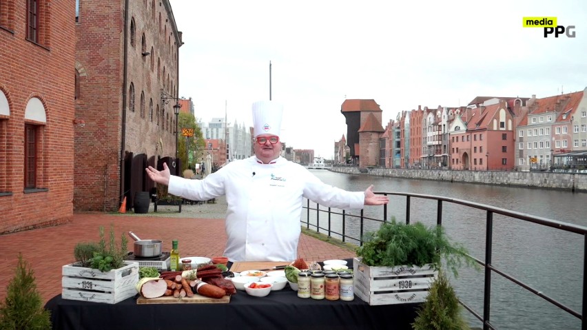 Smaki Pomorza. Odcinek 13. Sałatka z dziadkową szynką i warzywnymi miotełkami w wegańskim majonezie z Restauracją "Filharmonia" w tle