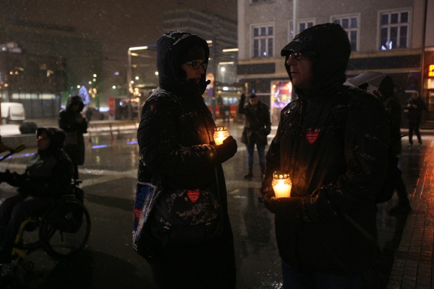 Demonstracja przeciwko nienawiści i przemocy w Katowicach...