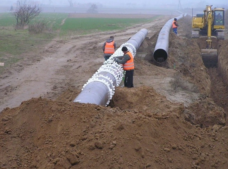 Gazociąg za pół miliarda ukończony [FOTO]