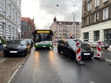 Autobusy komunikacji miejskiej w Szczecinie wciąż mają trudności z przejazdem przez ulicę Jagiellońską