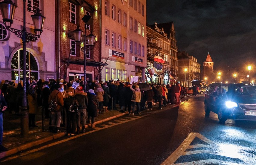 Protest w sprawie aborcji w Gdańsku 28.01.2021