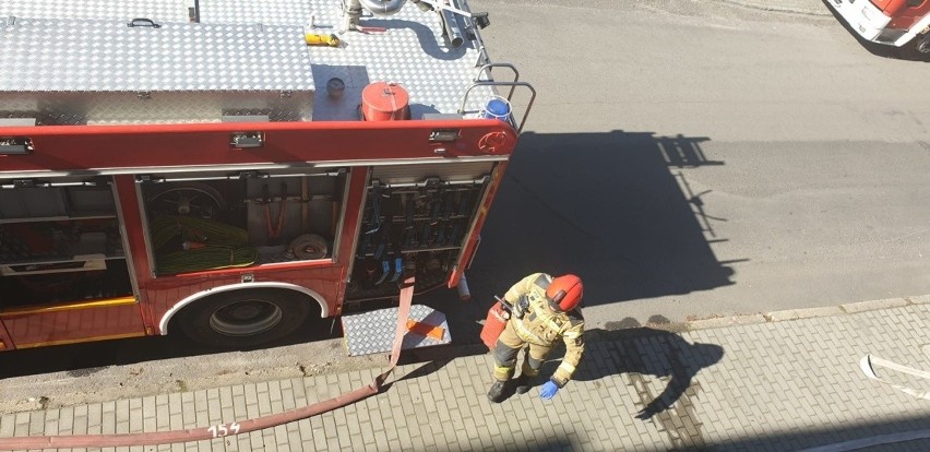 Świebodzin. Pracownicy ewakuowali 70 osób. Palił się strop w poradni Lubuskiego Centrum Ortopedii