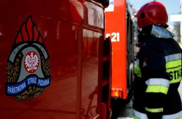 Pożar w Motarzynie gasiło osiem zastępów