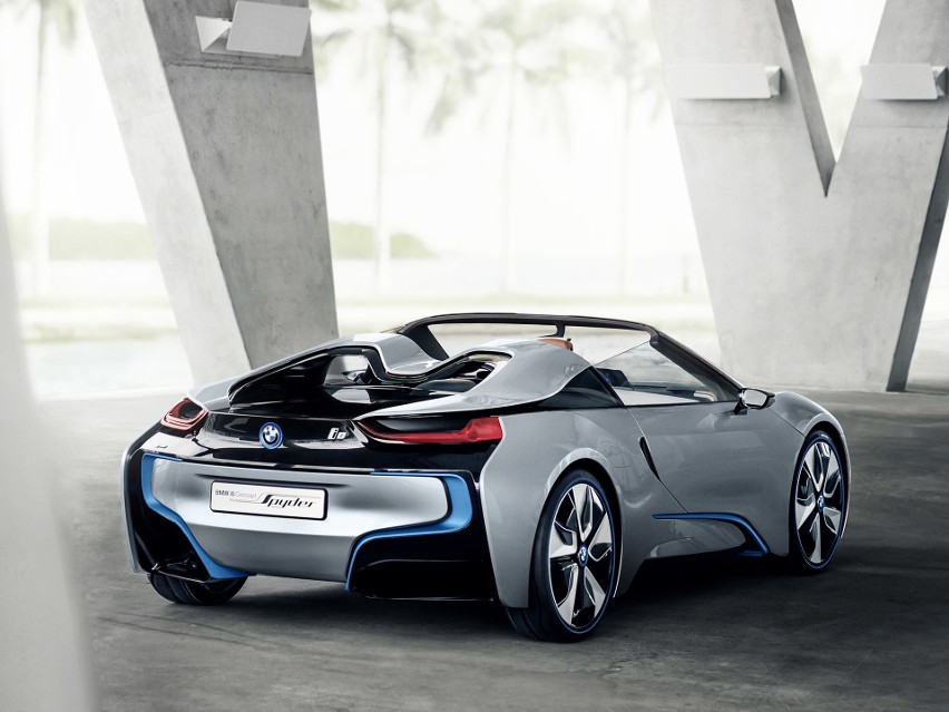 BMW i8 Spyder bazujące oczywiście na wariancie coupe,...