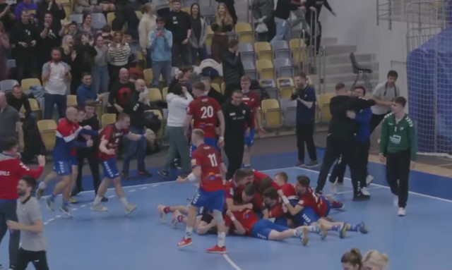 Tak cieszyli się juniorzy Gwardii po triumfie nad Vive Kielce!
