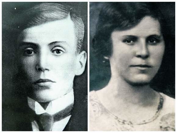 Stanisław i Jadwiga Hałoniowie, rodzice pani Apolonii