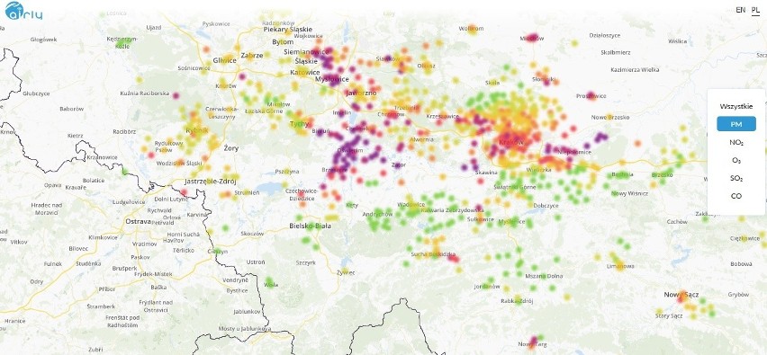 Smog spłynął do Krakowa. Duszą nas pyły z okolic miasta